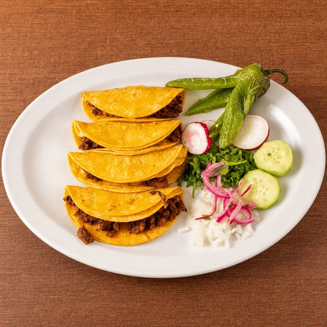 Mini Tacos de la Esquina Plate.