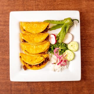 Mini Tacos de la Esquina Plate